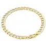 Nuragold 14k Yellow Gold 7mm Cuban Chain Curb Link Diamond Cut Pave Two Tone Bracelet, Mens Womens Lobster Lock 7'' 7.5'' 8'' 8.5'' 9'' Nuragold 14k Yellow Gold 7mm Cuban Chain Curb Link Diamond Cut Pave Two Tone Bracelet, Mens Womens Lobster Lock 7'' 7.5'' 8'' 8.5'' 9''