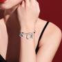 MJartoria BFF Bracelet for Girls-Im Really a Mermaid Engraved Expandable Wire with Little Mermaid Charm Pendant, Bangle Bracelet for Women, Best Friends, Valentines Day Mothers Day Birthday Gifts
