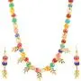 Efulgenz Boho Indian Bollywood Antique Leaf Tassel Faux Pearl Beaded Strand Statement Necklace Earrings Jewelry Set Efulgenz Boho Indian Bollywood Antique Leaf Tassel Faux Pearl Beaded Strand Statement Necklace Earrings Jewelry Set