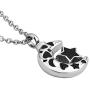 JewelryHouse Urn Ashes Holder Memorial Cremation Keepsakes, I Love You to The Moon and Back, Pendant Necklace