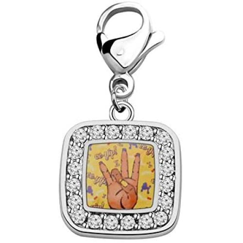 POTIY Sigma Gamma Rho Sorority Gift 1922 Sorority Clip-on Charm Jewelry SGR Charm Gift for Women Girls …