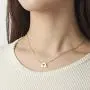 MaLove Lovely Elephant Inspirational Pendant Necklace, Handmade Gold-Tone Plated Pendant Necklace Jewelry Gift for Women