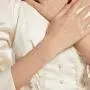 14k Gold Heart Bracelet for Women, Real Gold Fine Love Jewelry Gifts for Her,6.7''-8.1''