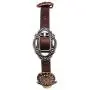 Rosemarie & Jubalee Womens Western Style Concho With Semi Precious Howlite Stone Genuine Leather Statement Buckle Bracelet Rosemarie & Jubalee Womens Western Style Concho With Semi Precious Howlite Stone Genuine Leather Statement Buckle Bracelet