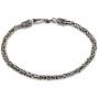 NOVICA .925 Sterling Silver Balinese Chain Bracelet, Borobudur Collection
