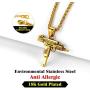 Richsteel Grenade/Gun/Bullet/Anti-Terrorism Headgear Pendant Necklace for Men Stainless Steel/18K Gold/Black Plated Military Style Punk Jewelry with Gift Box