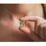 LAVLA Cubic Zirconia Initial Necklace for Women | Dainty Initial Necklace | 18k Gold Plated Colorful Crystal Letter Necklace for Girls LAVLA Cubic Zirconia Initial Necklace for Women | Dainty Initial Necklace | 18k Gold Plated Colorful Crystal Letter Necklace for Girls
