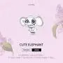 VOROCO 925 Sterling Silver Animals Ladybug Owl Lucky Cat Elephant Heart Unicorn Koala Cubic Zircon Charms Beads Women Jewelry Gifts for Pandora Bracelets VOROCO 925 Sterling Silver Animals Ladybug Owl Lucky Cat Elephant Heart Unicorn Koala Cubic Zircon Charms Beads Women Jewelry Gifts for Pandora Bracelets