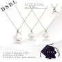 G-Ahora Big Sis Middle Sis Little Sis Jewelry Necklace Set of 2 3 Sisters Gift Best Friend Necklace