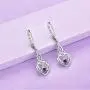 JO WISDOM Women Earrings,925 Sterling Silver Irish Celtic Claddagh Love Heart Drop & Dangle Leverback Earrings with 5A Cubic Zirconia
