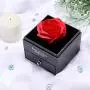 I Love You Necklace 100 Languages Projection Heart Pendant Necklace Crystal Loving Memory Collarbone Necklace with Red Rose Jewelry Storage Box for Valentines Day (Silver) I Love You Necklace 100 Languages Projection Heart Pendant Necklace Crystal Loving Memory Collarbone Necklace with Red Rose Jewelry Storage Box for Valentines Day (Silver)