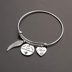 Gzrlyf Now She Flies with Hummingbirds Keychain Memorial Jewelry Remembrance Gifts