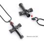 Rope Winding Cross Cremation Ashes Urn Pendant Necklace Memorial Keepsake Jewelry Lord’s Prayer Cross Ashes Necklaces