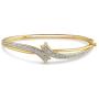 Wedding Designer Diamond Accent Prong Set Round-cut Diamond Ethnic Bangle Bracelet Bridal Fashion Jewelry for Women Teen Girls Her | by La4ve Diamonds |Gift Box Included