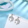 Christmas Jewelry Gift Celtic Knot Tree of Life Jewellery Set 925 Sterling Silver Trinity Knot Family Tree Necklace Earrings Set for Women Girls