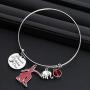 UJIMS Delta Sigma Theta Sorority Gifts DST Inspired Bracelet Blessed Birthday Diva Greek Greece Sorority Gift for Women Girl