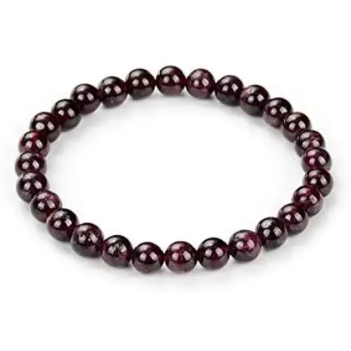 Adabele Natural 7'' 7.5 inch Stretchy Gemstone Bracelet Chakra Gems Stone 6mm (0.24 Inch) Bead Healing Crystal Quartz Jewelry Women Men Girls Gifts