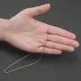 14kt Rose Gold Plated Sterling Silver 1.1mm Diamond-Cut Rope Chain Necklace Solid Italian Nickel-Free, 14-36 Inch 14kt Rose Gold Plated Sterling Silver 1.1mm Diamond-Cut Rope Chain Necklace Solid Italian Nickel-Free, 14-36 Inch