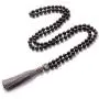 PNEIME Sandalwood Mala Beads 108 Necklace, Wood Mala Necklace, Hand Knotted Tibetan Wooden Prayer beads, Japa Mala Meditation Beads Yoga Necklace
