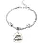 Love Between a Nanny and Granddaughter is Forever Bracelet - Personalized Jewelry Gift - 10’’ Bracelet