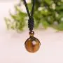 Nicestone Natural Stone Healing Crystal Pendant Necklace Black Rope Chain for Women Men…… Nicestone Natural Stone Healing Crystal Pendant Necklace Black Rope Chain for Women Men……