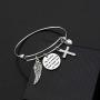 WUSUANED Memorial Bracelet Loss Jewelry My Brother Was So Amazing God Made His My Angel Sympathy Gift Remembering Loss of Brother