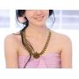 Sansar India Lotus Pendant Indian Necklace Jewelry Earrings Set for Girls and Women 1346