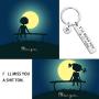 MAOFAED Long Distance Relationship Gift Going Away Gift Leaving Gift Miss You Gift Gift for Boyfriend I’ll Miss You A Ton