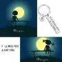 MAOFAED Long Distance Relationship Gift Going Away Gift Leaving Gift Miss You Gift Gift for Boyfriend I’ll Miss You A Ton