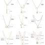GYSONG Layered Necklaces for Women Long Necklaces Love Heart Moon Star Rose Pearl Layered Y Pendant Necklace Multilayer Simple Gold Choker Clavicle Chain Girls Jewelry Valentines Gift 9 Pieces