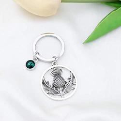 SEIRAA Outlander Gift for Outlander Fans Outlander Movie Lover Gifts Outlander Theme Jewelry Scottish Thistle Gifts