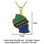 Gold Color Tanzania Country Map Flag Pendant Necklaces for Women Men Tanzanian Maps Jewelry Gifts Gold Color Tanzania Country Map Flag Pendant Necklaces for Women Men Tanzanian Maps Jewelry Gifts