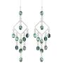 Natural Gemstones 925 Silver Overlay handmade Dangle Earrings for Women