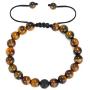 MengPa Mens Lava Rock Bracelet for Women Aromatherapy Anxiety Essential Oil Diffuser Volcanic Stone Bead Bangle
