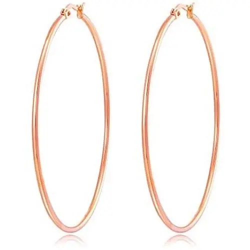 Large Gold Hoop Earrings for Women - Stainless Steel Healthy Choice for Sensitive Ears Large Gold Hoop Earrings for Women - Stainless Steel Healthy Choice for Sensitive Ears