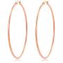 Large Gold Hoop Earrings for Women - Stainless Steel Healthy Choice for Sensitive Ears