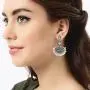 Aheli Bollywood Ethnic Oxidised Earrings Dangler Stylish Traditional Indian Fashion Jewelry for Women, Girls