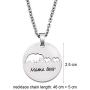 KUIYAI Sweet Family Mama Bear Necklace Bracelet Bangle Gift for Mothers Grandma