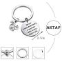AKTAP Squirrel Charm Keychain Never Underestimate A Woman Who Loves Squirrels Gifts for Squirrel Lovers Animal Loves BFF Mysterious Jewelry