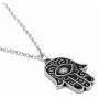 Controse Crystal-Eyed Hamsa Necklace