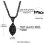 Richsteel Mens Womens Football/Basketball/Soccer/Fitness Dumbbell/Gloves Necklace 22 Chain Stainless Steel Hip Hop Jewelry Sports Fan Gift Customizable Service