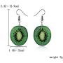 ZRosse 9 PCS Summer Food Fruit Drop Earrings for Women Girls Acrylic Funny Cute Fruit Style Earrings Jewelry