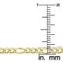 KoolJewelry Mens 14k Yellow Gold Filled 3.3mm 4.2mm 5.2mm 6mm 7.8mm 8.6mm Solid Figaro Link Bracelet KoolJewelry Mens 14k Yellow Gold Filled 3.3mm 4.2mm 5.2mm 6mm 7.8mm 8.6mm Solid Figaro Link Bracelet