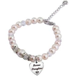 Bonus Daughter Nature Pearl Bracelet Daughter In Law Bracelet Stepdaughter Bracelet From Stepmom