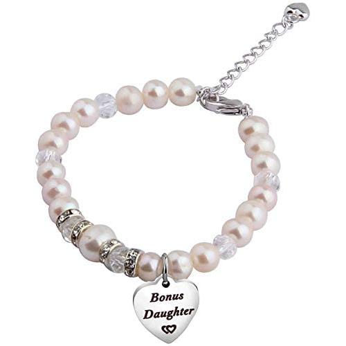 Bonus Daughter Nature Pearl Bracelet Daughter In Law Bracelet Stepdaughter Bracelet From Stepmom