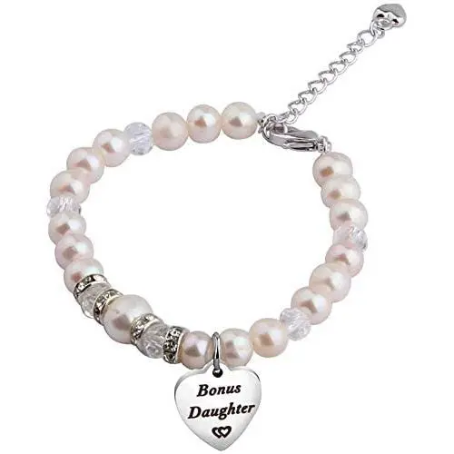Bonus Daughter Nature Pearl Bracelet Daughter In Law Bracelet Stepdaughter Bracelet From Stepmom Bonus Daughter Nature Pearl Bracelet Daughter In Law Bracelet Stepdaughter Bracelet From Stepmom
