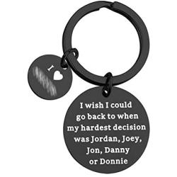 MAOFAED Band Music Inspired Gift Music Lover Gift I Wish I Could Go Back to When My Hardest Decision was Jordan Joey Jon Danny or Donnie