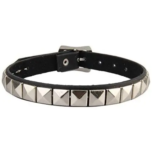 Jeilwiy Punk Rock Gothic Black Rivet Leather Spiked Necklace Neckband Choker Adjustable Girls Mom Gifts Jeilwiy Punk Rock Gothic Black Rivet Leather Spiked Necklace Neckband Choker Adjustable Girls Mom Gifts