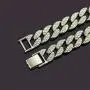 Nanafast Cuban Chain Necklace Hip Hop Iced Out Rhinestone Choker Necklace for Men Women Fashion Hip Hop Jewelry 16-30 Inch Nanafast Cuban Chain Necklace Hip Hop Iced Out Rhinestone Choker Necklace for Men Women Fashion Hip Hop Jewelry 16-30 Inch