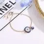 TseanYi Evil Eye Bracelet Chain Blue Cubic Zirconia Round Hand Chain Protection Bracelets Hand Jewelry Gift for Women and Girls (Blue) TseanYi Evil Eye Bracelet Chain Blue Cubic Zirconia Round Hand Chain Protection Bracelets Hand Jewelry Gift for Women and Girls (Blue)